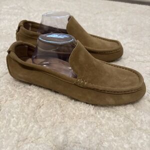Vionic Parker Slip On Loafers Brown Size 11 Neutral Driving Shoes Leather Casual